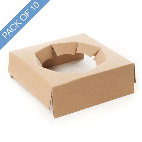 Cardboard Insert for Large Posy Box Pack of 10 20x20x7cmH