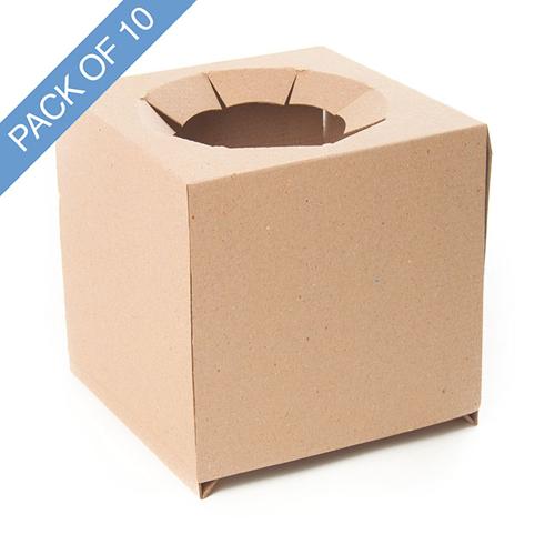 Cardboard Insert for Tall Flat Pack Box Pack of 10 22x22x25cmH