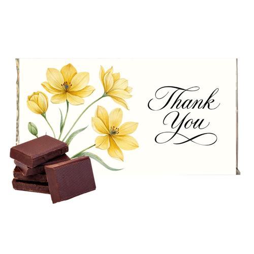 Milk Chocolate Bar with Thank You Text NZ Made 135g