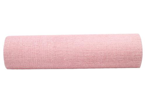 Light Pink Natural Jute Mesh 53cmx9m
