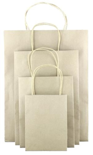 Kraft Bag in Natural Pack of 25 120gsm 32x11x42cmH
