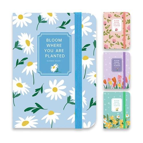 A5 Hard Cover Notebook Flowers 21x14.5cm