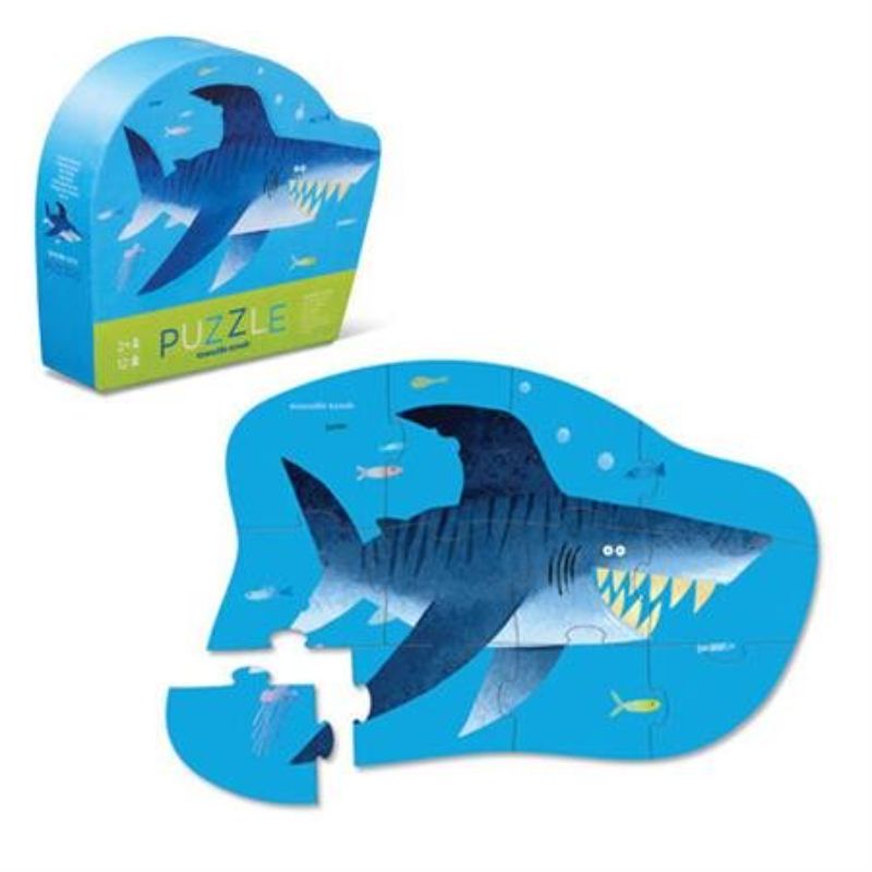 Mini Jigsaw Puzzle - Croc Creek Shark City (12pc)