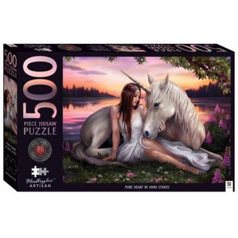 Jigsaw Puzzle -  Mindbogglers Artisan Anne Stokes Pure Heart (500pc)