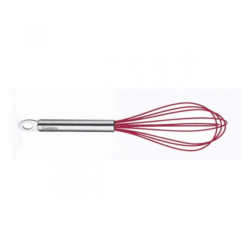 Cuisipro Silicone Egg Whisks 25.4cm/10 Inch | Red