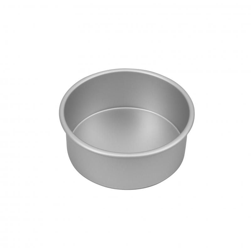 Bakemaster Silver Anodised Round Cake Pan 17.5X7.5cm