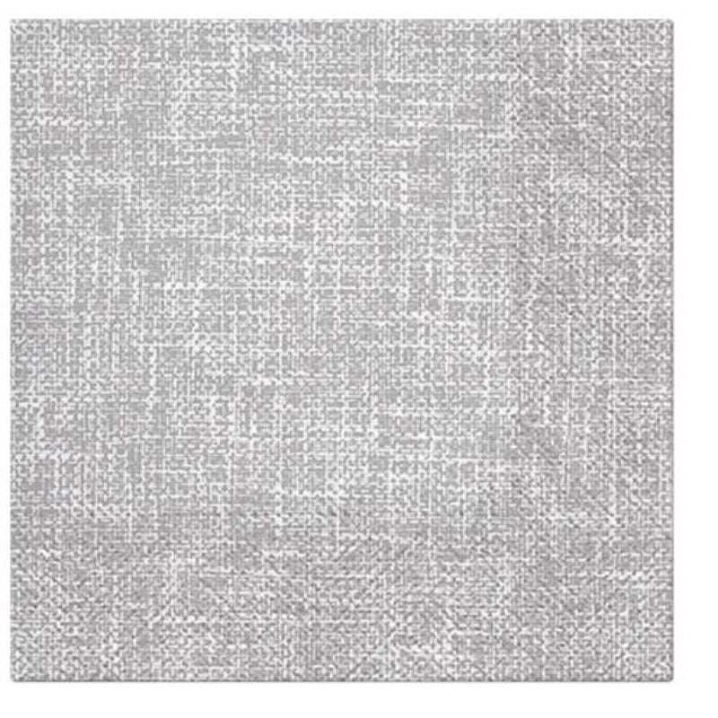 Paw Lunch Napkins 33cm Pack Of 20 | 3 Ply | Linen Grey