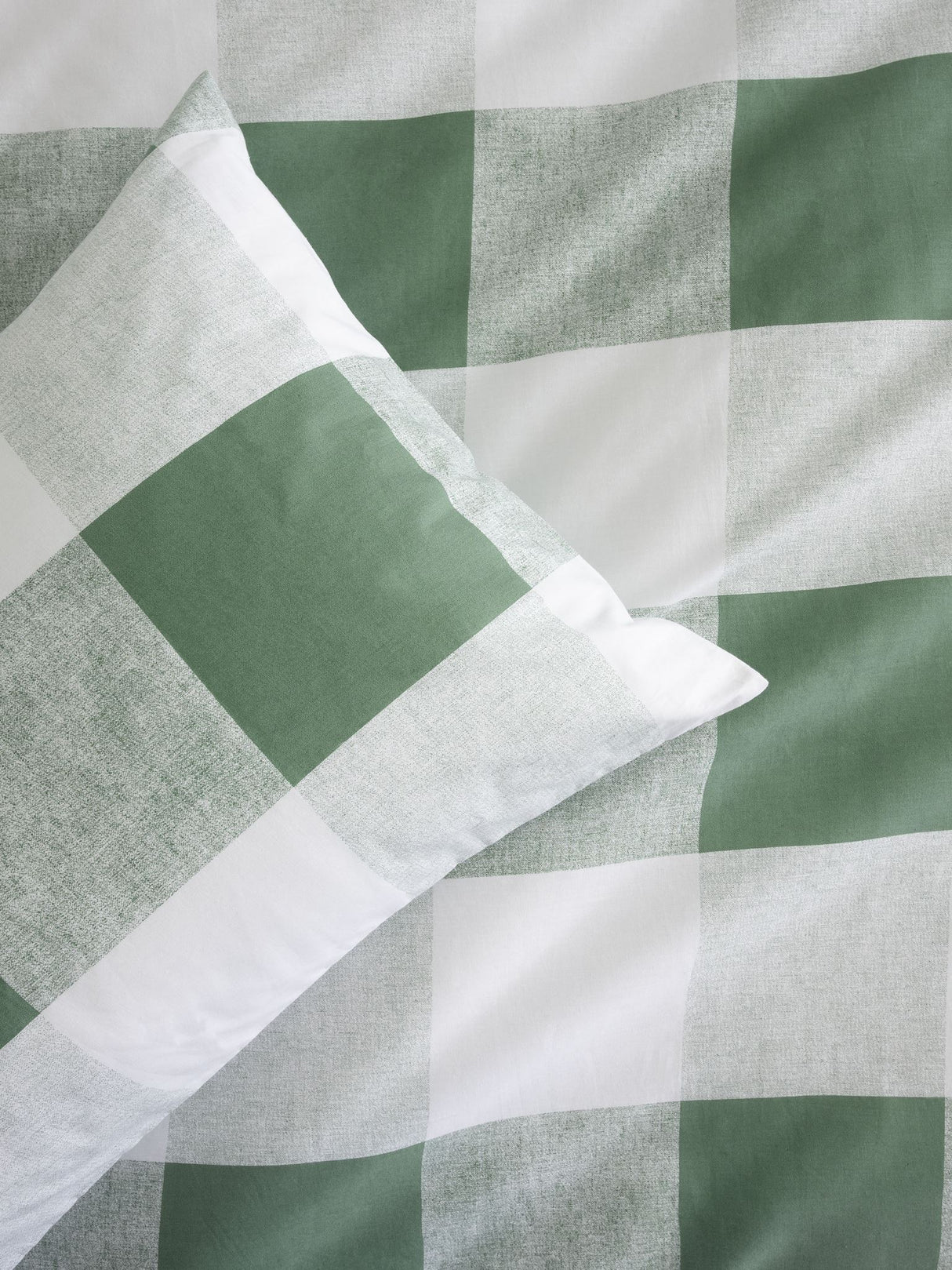 Alec Duvet Cover Set by Nu Edition - Super King - Moss