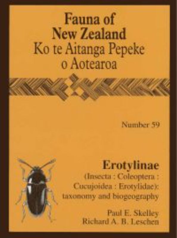 Detailing New Zealand's Erotylinae beetles, this book by Paul Skelly offers insights into their ecology and taxonomy.