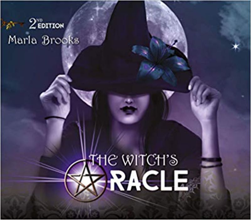 The Witch's Oracle 2nd Edition features 45 vibrant oracle cards and a 128-page guidebook for spiritual growth and divination.