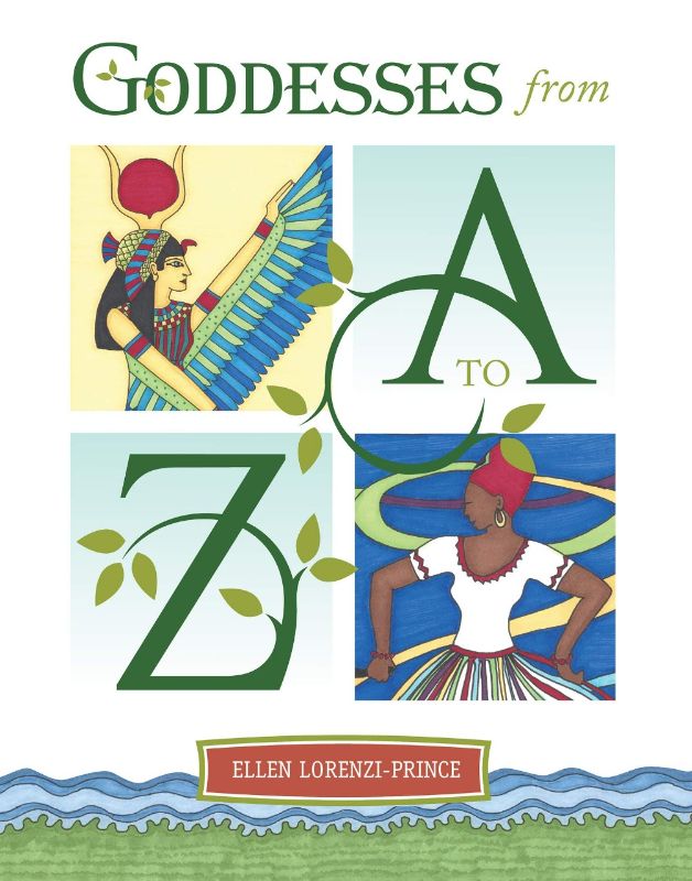 ABC book exploring 26 goddesses from 19 cultures, beautifully illustrated for ages 5 and up.