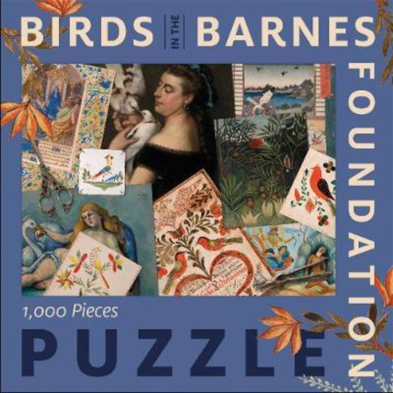 1000-piece puzzle featuring art from 'Birds in the Barnes Foundation', perfect for enjoying beautiful avian imagery.