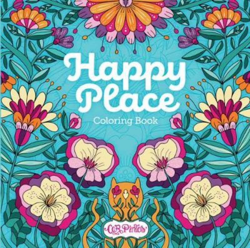 Premium adult coloring book with intricate nature-themed designs and mindful prompts for relaxation and creativity.