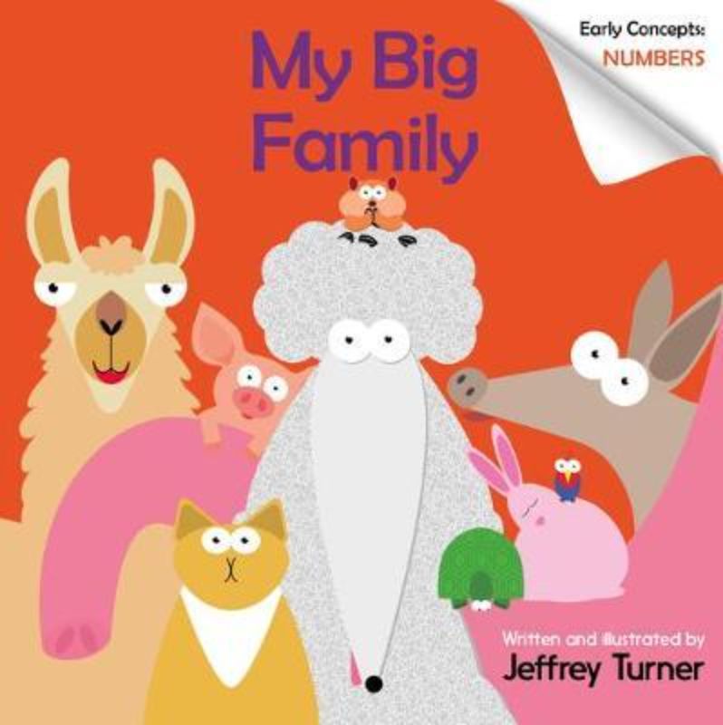 Charming children's book featuring Doodle the Science Poodle and her diverse family of whimsical animals for counting and inclusion.