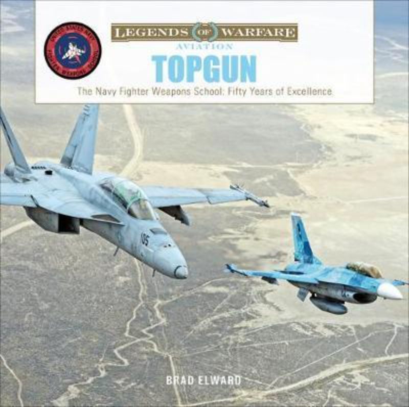 Illustrated hardback book documenting 50 years of excellence in Navy fighter pilot training and tactics at TOPGUN.