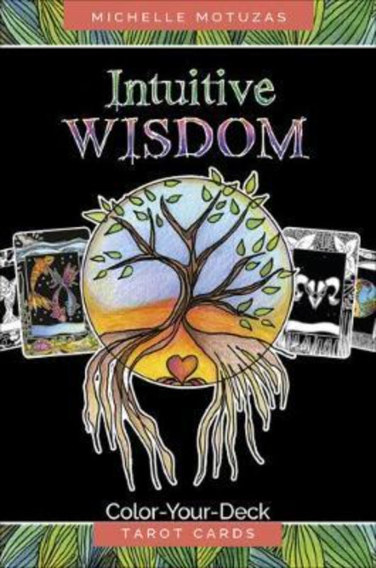 Intuitive Wisdom Tarot Cards featuring animal archetypes for creative coloring and spiritual self-reflection.