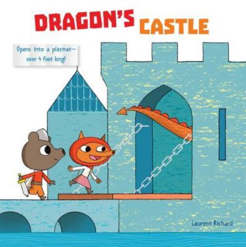 Illustrated hardback book 'Dragon's Castle', featuring Hector and Eleanor's quest with a fold-out play mat for imaginative play.