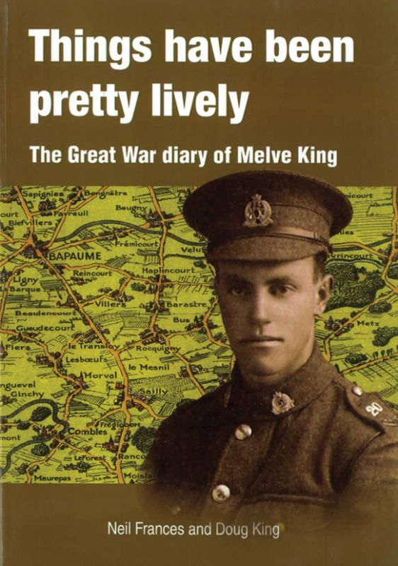 Diary of Melve King, a New Zealand soldier in WWI, documenting frontline life and camaraderie during the Great War.