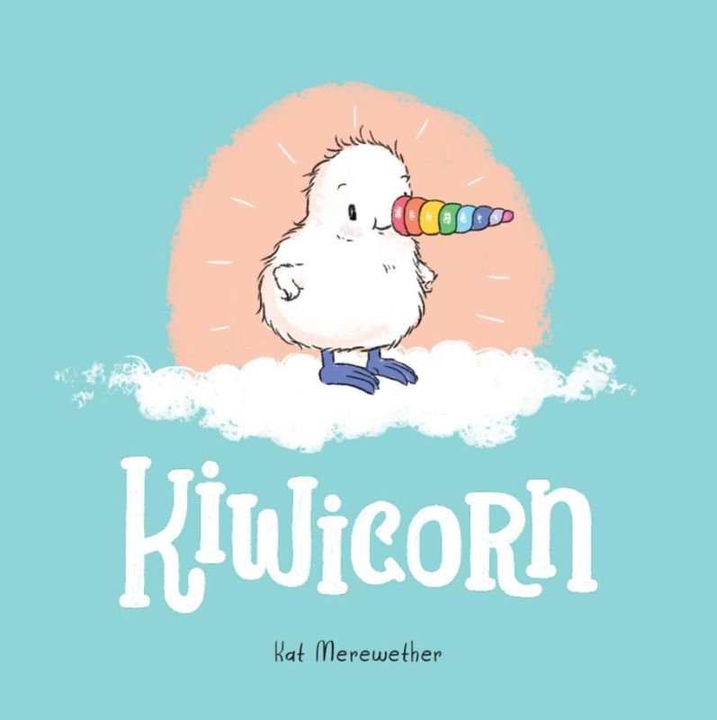 Kiwicorn children's book: hardback, 28 pages of whimsical illustrations celebrating individuality and diversity for young readers.