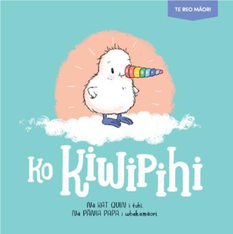 Whimsical children's book 'Ko Kiwipihi' celebrates uniqueness with charming illustrations and a light-hearted narrative.