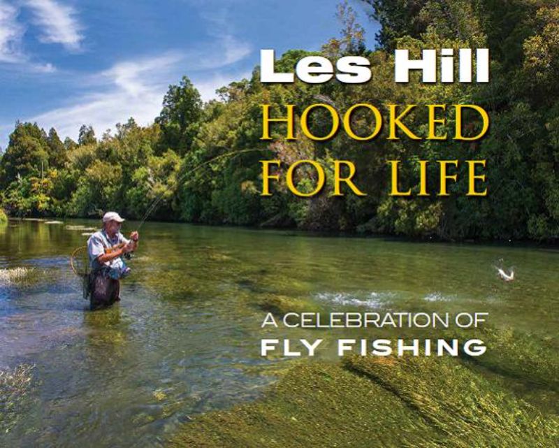 Captivating hardback on fly fishing by Les Hill, featuring 120+ stunning images and tips on trout fishing techniques.