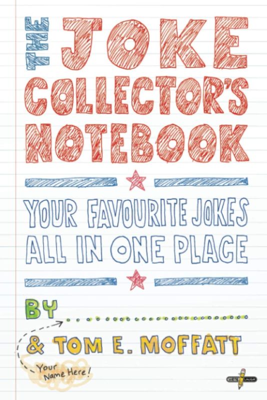 Engaging notebook for aspiring comedians with 230 pages of jokes, tips, and challenges for ages 8 and up.