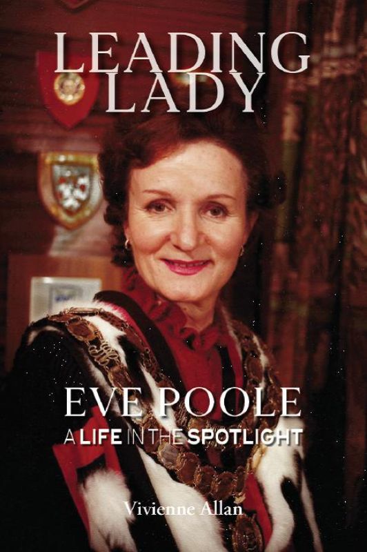 Portrait of Eve Poole, New Zealand's first woman mayor, showcasing her journey from a young immigrant to a cultural leader.