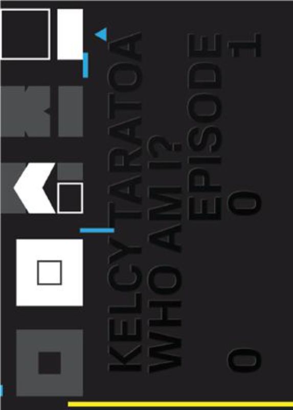 Hardback art book exploring identity through Kelcy Taratoa's journey and stunning artwork, in bilingual English and Te Reo.