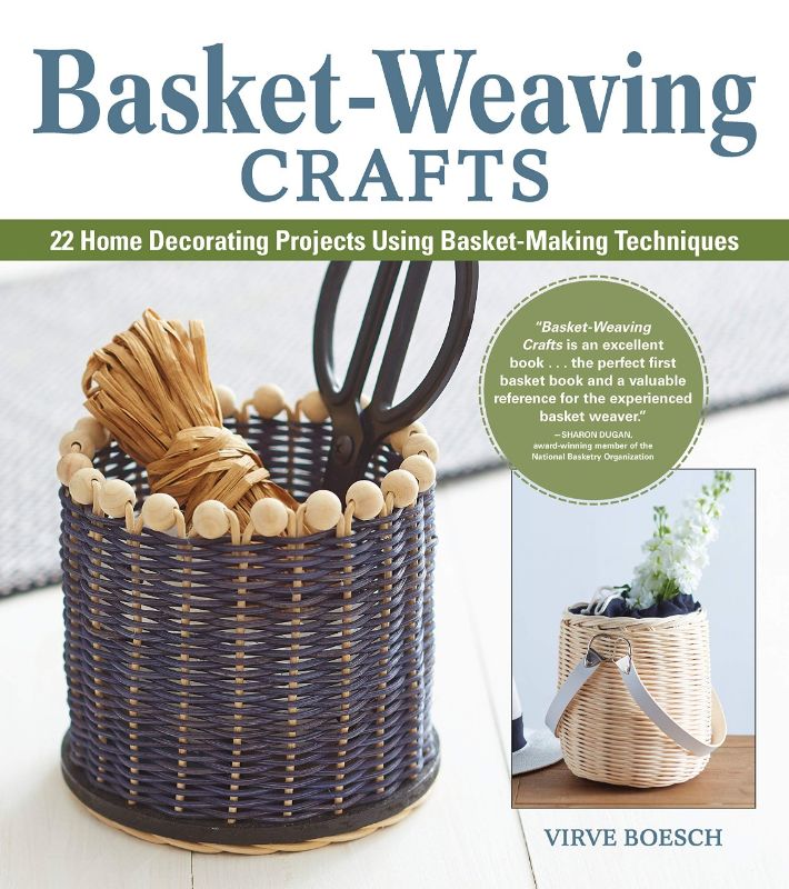 A beautiful guide to basket weaving with 22 contemporary projects and step-by-step instructions for beginners.