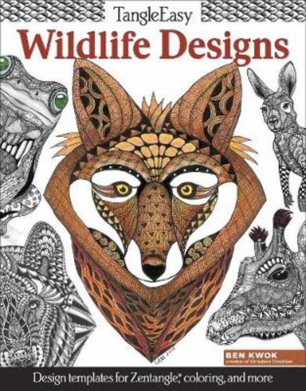 Captivating wildlife-themed coloring book with 30 intricate pen-and-ink illustrations for creative relaxation.