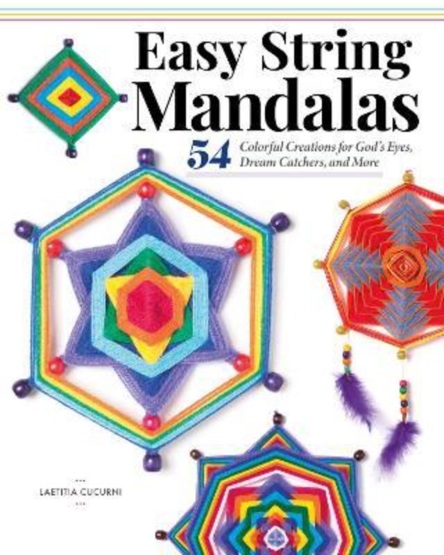 Crafting guide for 56 mandala projects using string, perfect for beginners and creative expression.