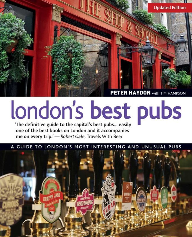 Exploring London's best pubs with detailed entries, maps, and photographs of 115 unique drinking spots.