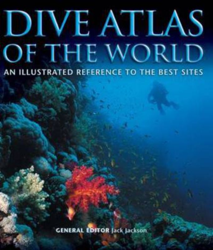 Hardback 'Dive Atlas of the World' showcasing 300 pages of breathtaking dive sites and expert descriptions for all divers.