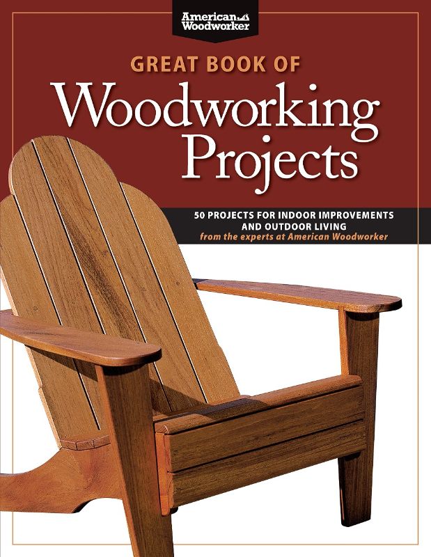 Comprehensive woodworking guide featuring 50 projects with step-by-step instructions and detailed diagrams.