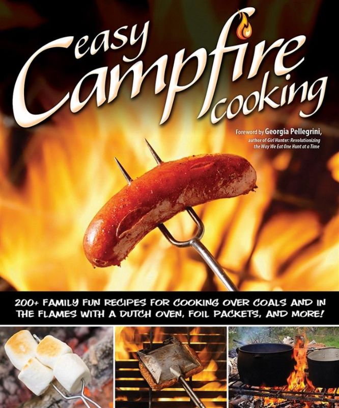 Engaging cookbook for outdoor cooking with recipes and activities for family camping and bonfire fun.