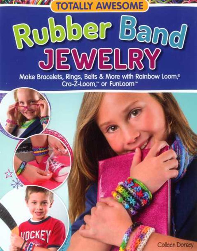 Vibrant guide to creating rubber band jewelry with easy instructions for colorful bracelets, necklaces, and more.