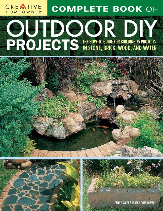 Comprehensive guide featuring 35 outdoor DIY projects with step-by-step instructions and vibrant photos for all skill levels.