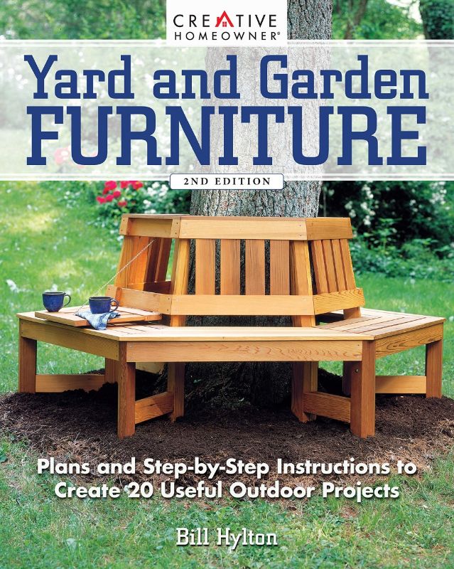 Comprehensive DIY guide for outdoor furniture projects, featuring clear instructions and appealing designs by Bill Hylton.