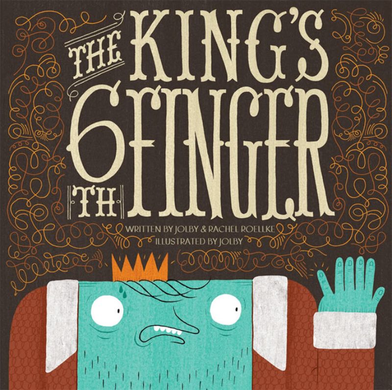 A beautifully illustrated hardback book depicting King Mortimer's whimsical journey with his unexpected sixth finger.
