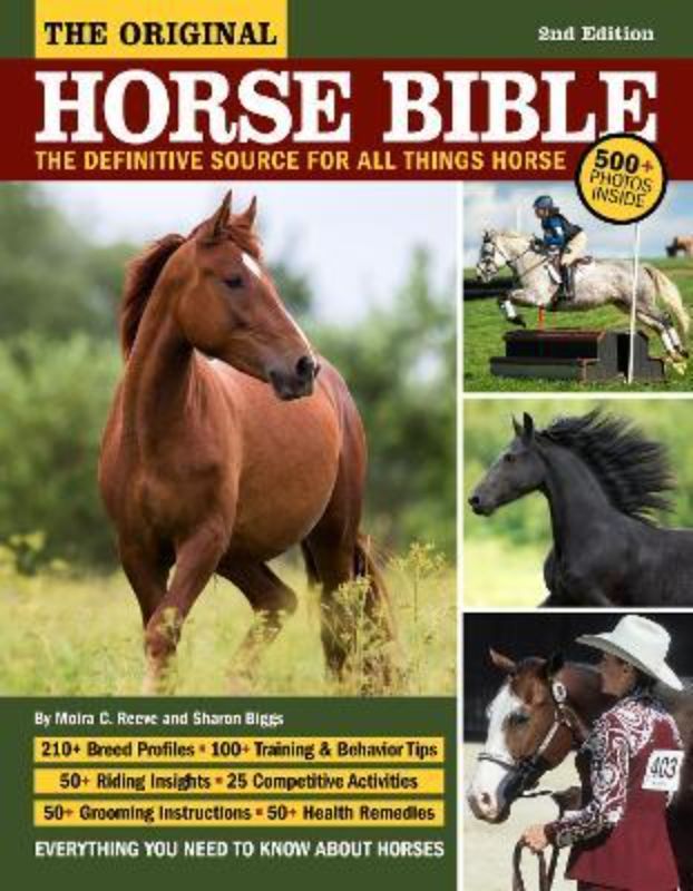 Comprehensive guide for horse enthusiasts, covering training, breeds, and health in 480 pages.