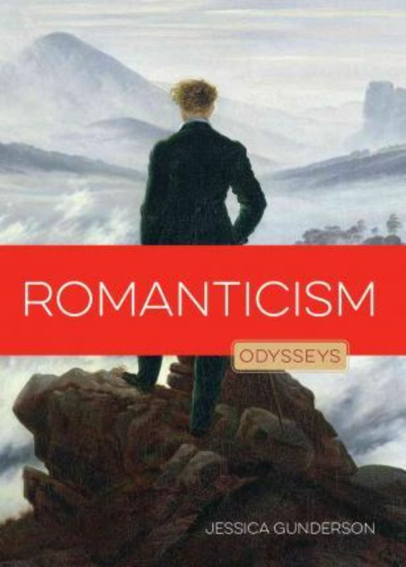 Paperback 'Odysseys in Art' by Jessica Gunderson explores the Romanticism movement, featuring 80 pages of insights and illustrations.
