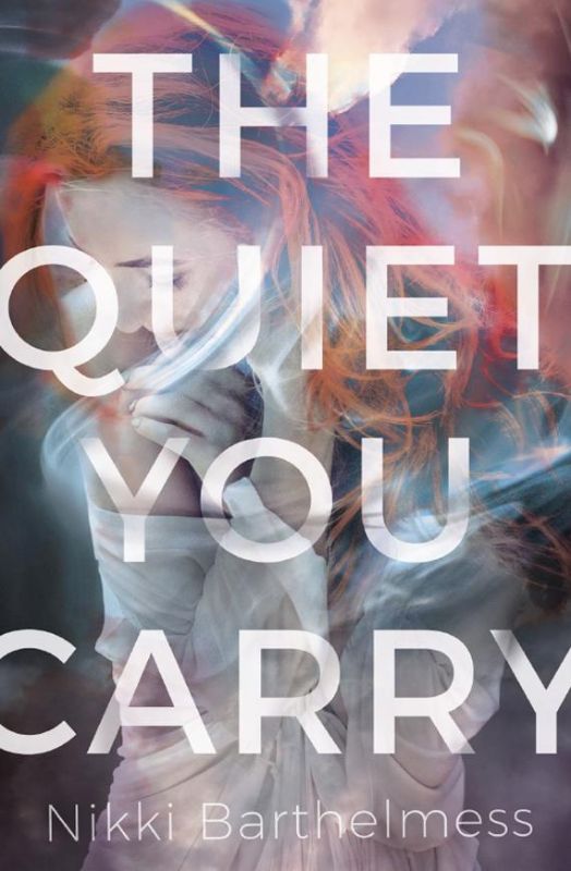 Cover of 'The Quiet You Carry,' featuring a young woman amidst emotional turmoil, symbolizing resilience and growth.