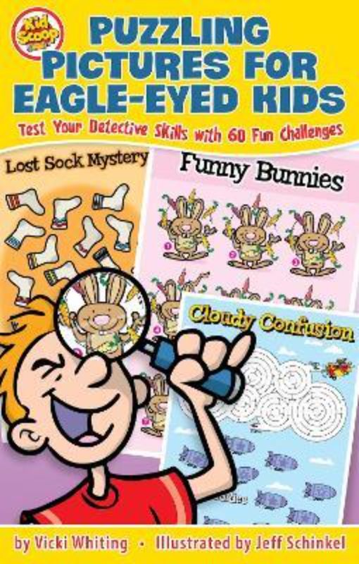 Interactive puzzle book featuring 60 engaging observational activities for kids aged 6 and up.
