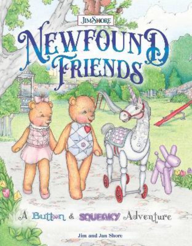 A charming children's book featuring Button and Squeaky's adventure of friendship and exploration in vibrant illustrations.