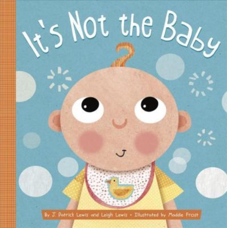Cover of 'It's Not The Baby,' a playful board book for toddlers, featuring vibrant illustrations and engaging rhymes.