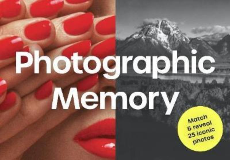 Memory game featuring 25 iconic photographs for enhancing memory and learning about famous photographers.