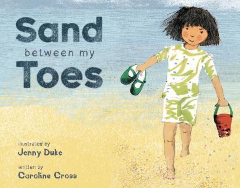 Children's book 'Sand Between My Toes' captures a family beach adventure with vibrant illustrations and playful rhymes.