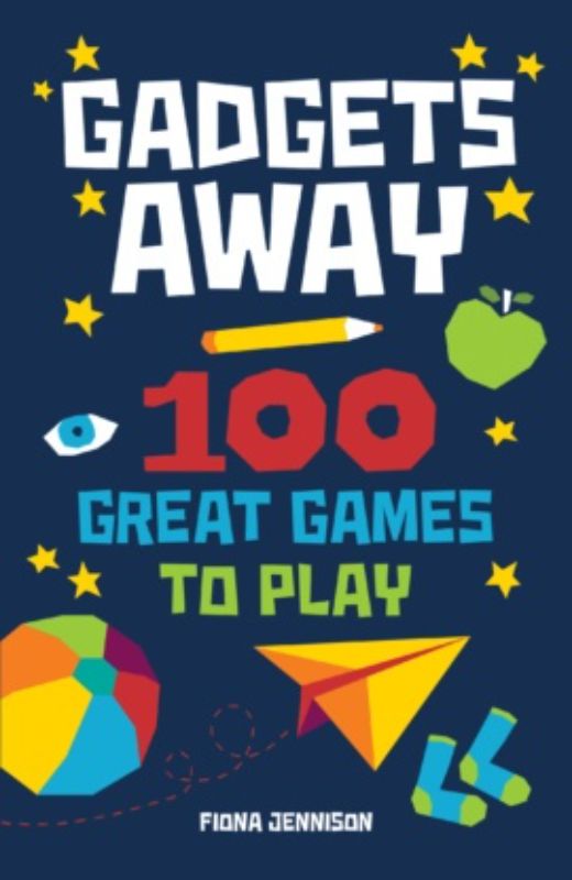 Imaginative activity guidebook for families, featuring 224 pages of games and fun alternatives to screen time.