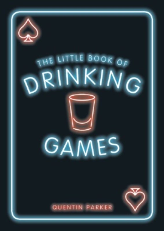A playful paperback filled with fun drinking games for lively parties, featuring classics and chance-based activities.