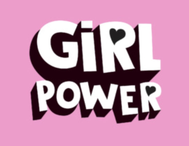 Empowering paperback book 'Girl Power' featuring inspiring quotes from notable women to uplift young girls.